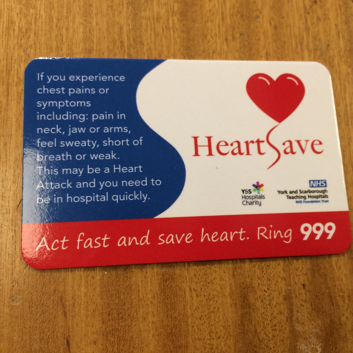 Heart save cards