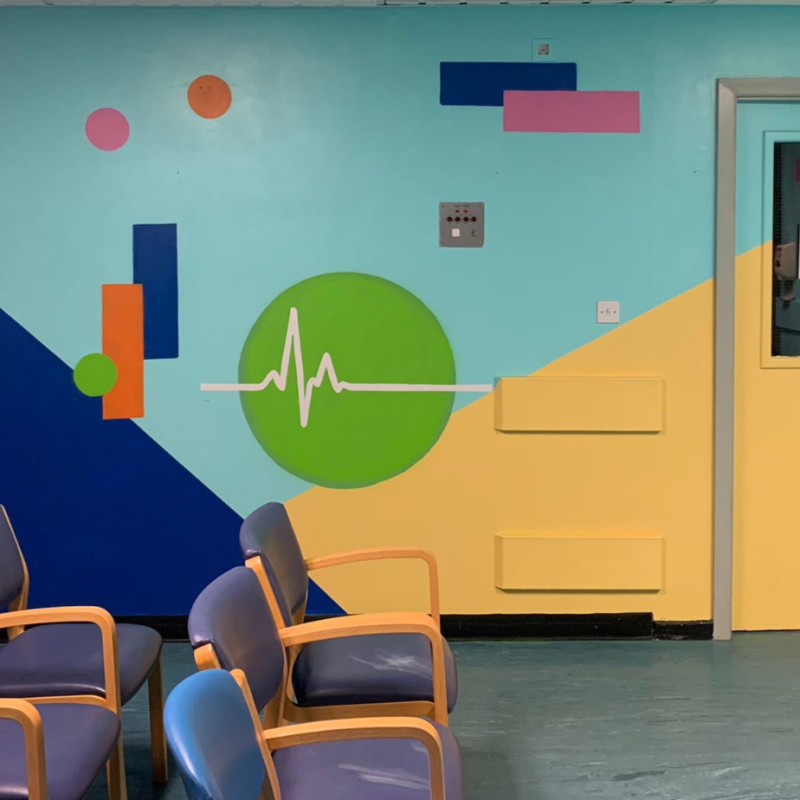 Cardiorespiratory waiting area renovations