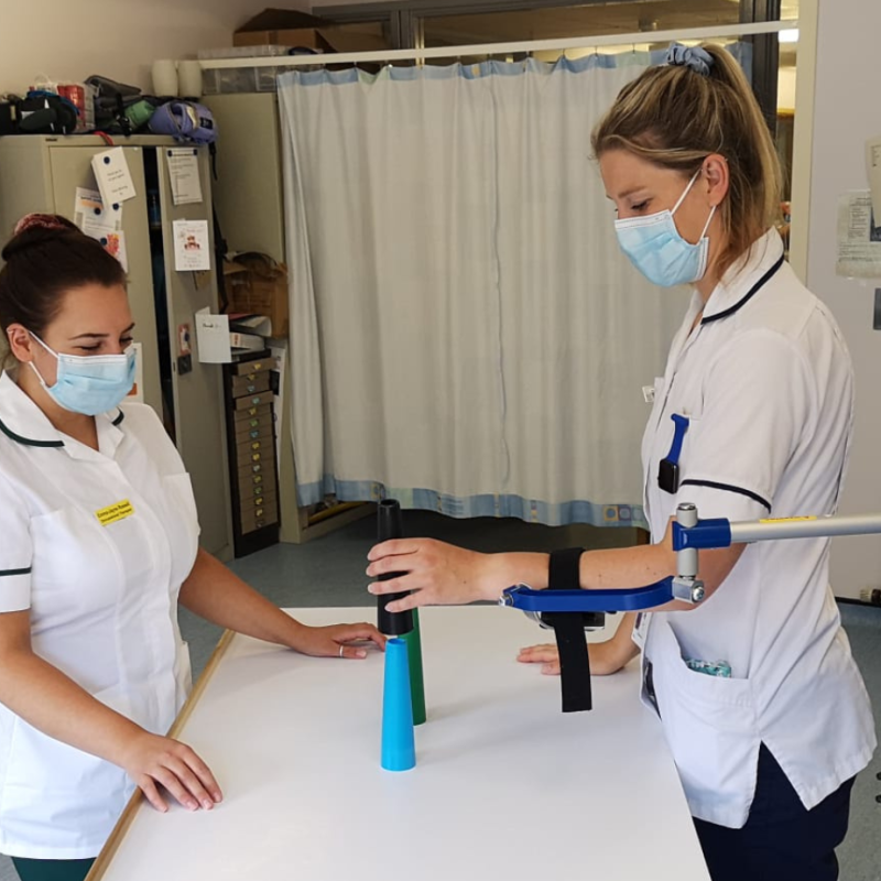 Mobile arm support system for Bridlington Hospital
